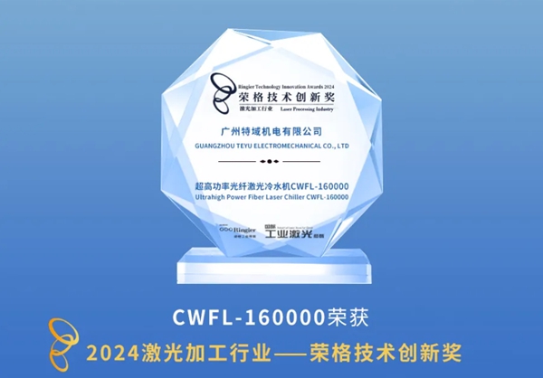 CWFL-160000榮獲2024激光加工行業(yè)——榮格技術創(chuàng)新獎